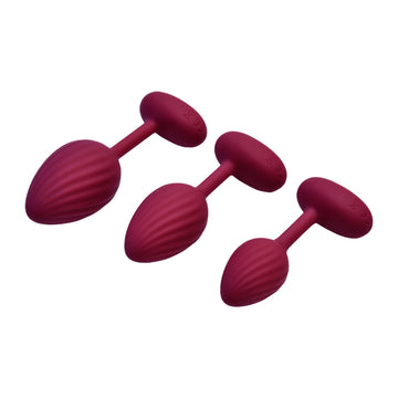 Vibrating Silicone Butt Plug With Remote Control